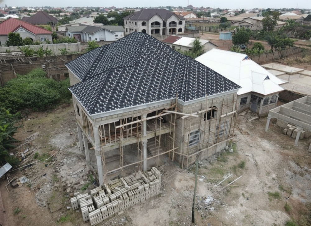 Columned two-storey home